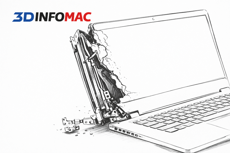 ASUS TUF A15 problème de la coque fissuré et détruite