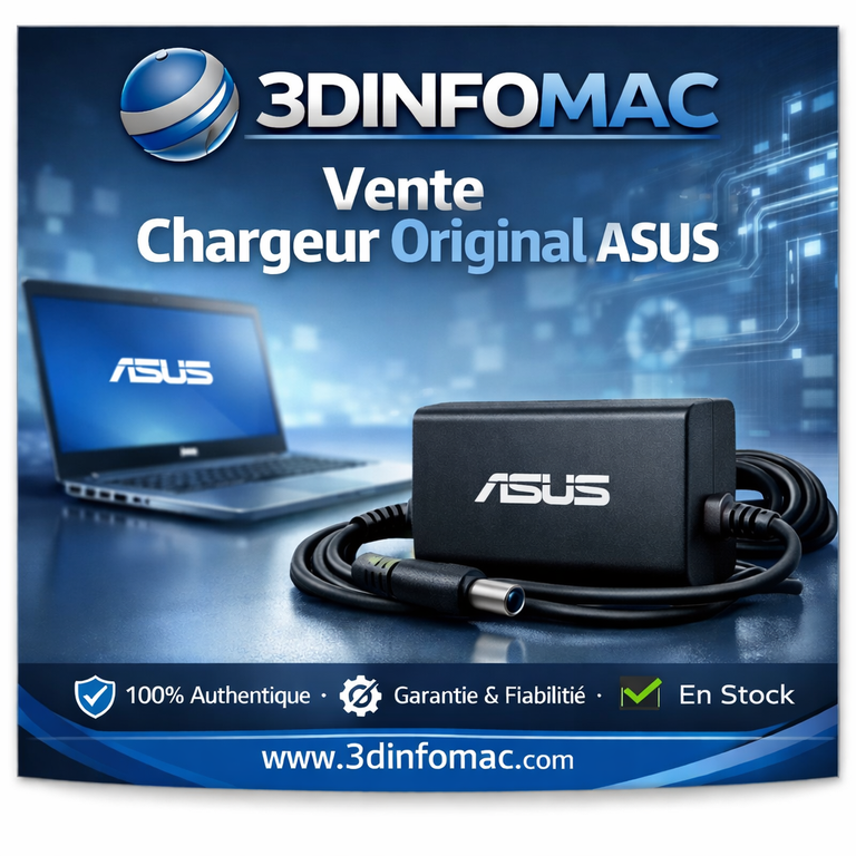 Chargeurs d’Origine pour PC Portables asus