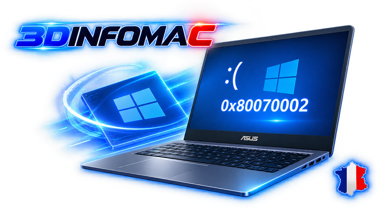 L'erreur 0x80070002 signifie qu'un fichier requis par Windows Update est introuvable ou endommagé
