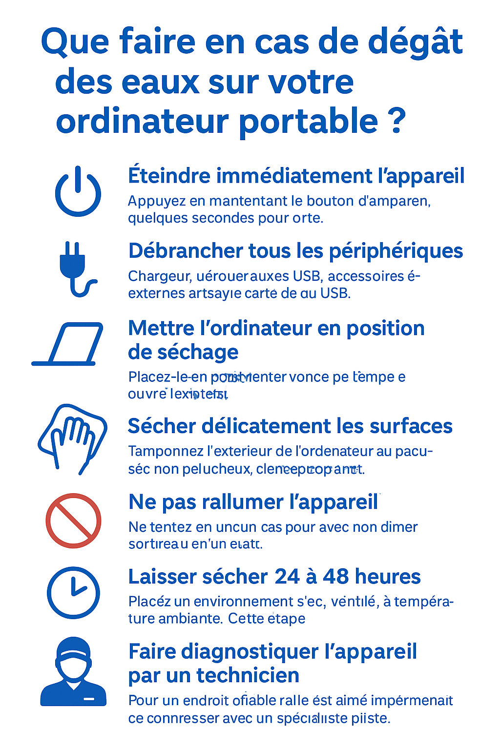 Diluer précisément un produit désoxydant avec de l’eau distillé dans le bac à ultrason
