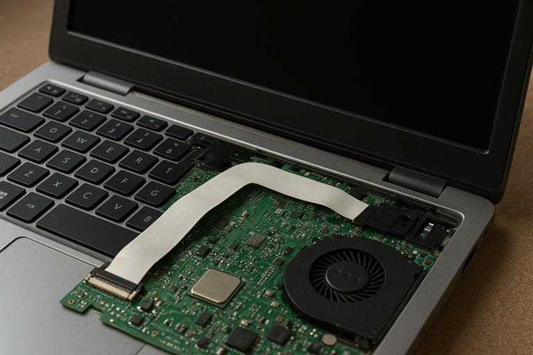 Remplacer une nappe sur un écran LCD du pc portable asus